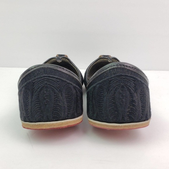 Step n Style Zari Khussa Mens Size 7 Black Leather Handmade Loafer Shoes main image 10